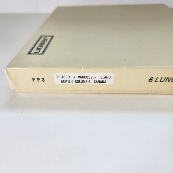 Jason Luncheon Mats Victoria Vancouver Island Set of 6 Original Box - Picture 9 of 12